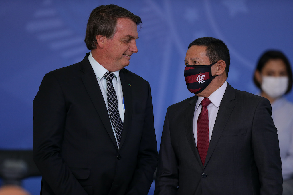 Bolsonaro descarta Mourão como vice em 2022