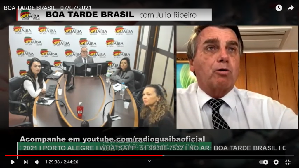 Bolsonaro ataca ministros do Supremo em entrevista