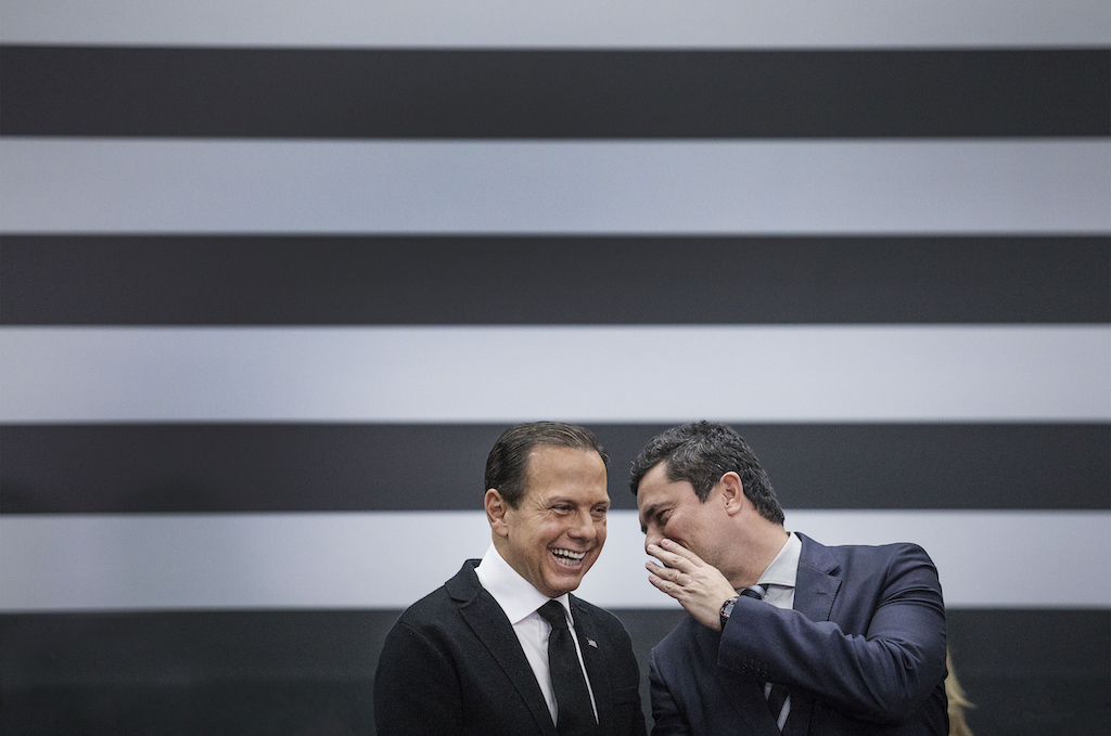 Doria avisou Sergio Moro sobre ausência em filiação para evitar ataques no PSDB