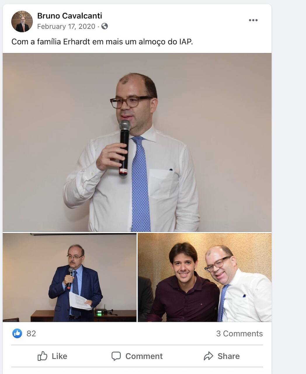 Evento do advogado com a