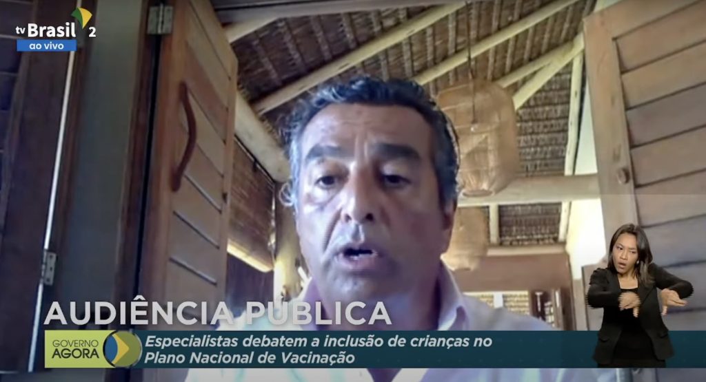 Vacinação infantil: bolsonarista representa a Câmara em audiência pública