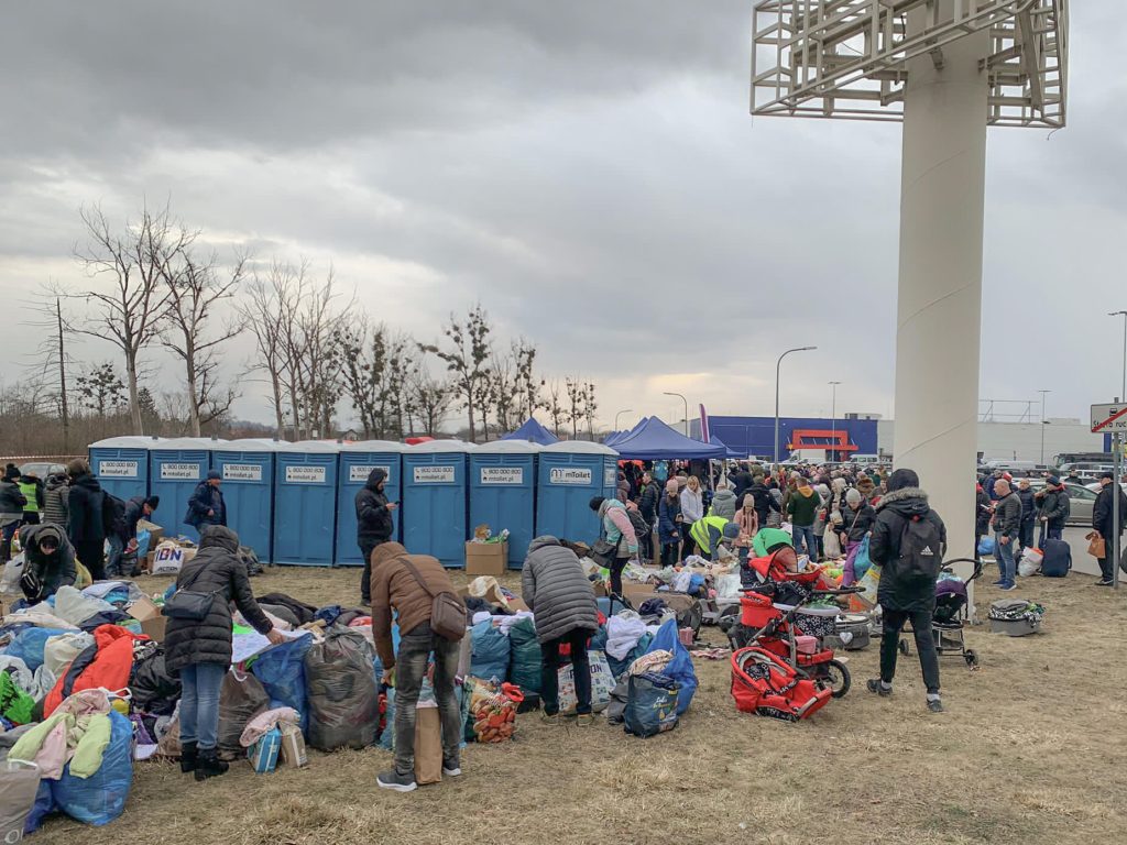 Refugiados ucranianos sofrem com hipotermia e desidratação