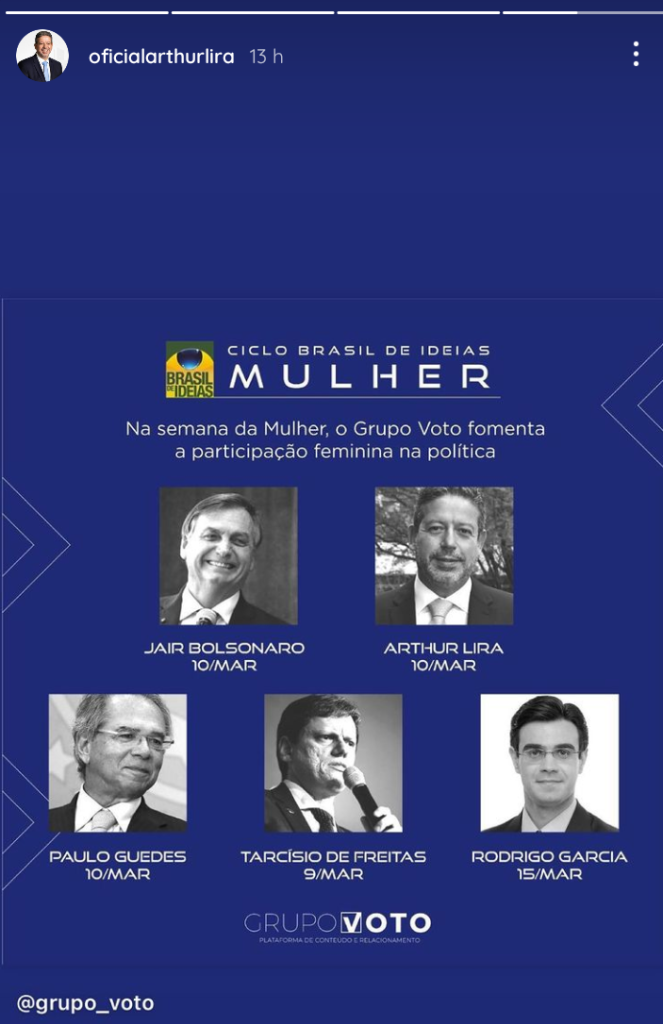 Mulheres não têm vez em Brasília