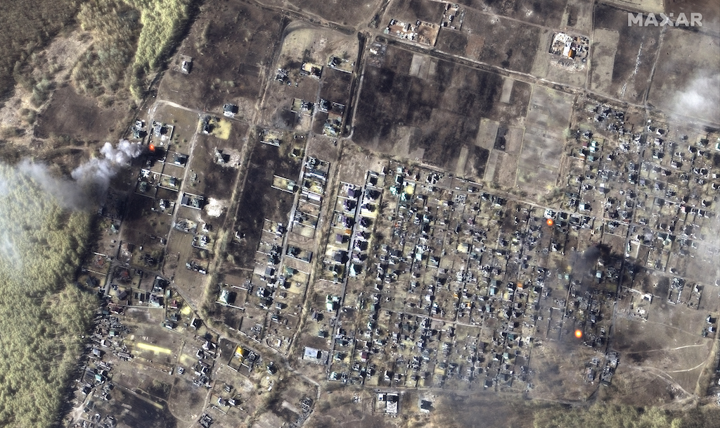 Veja a destruição causada pelos russos em Mariupol e nos arredores de Kiev