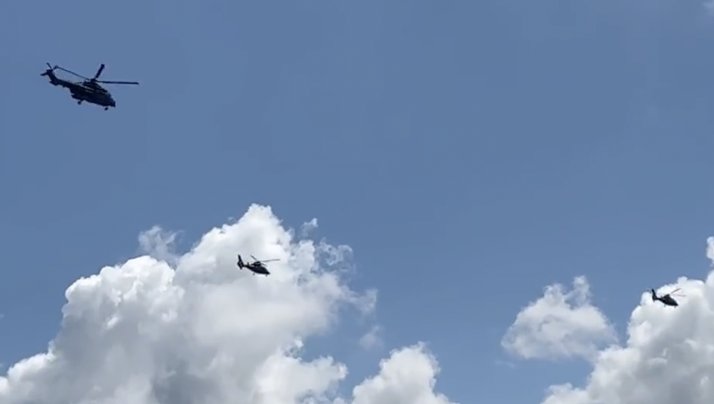 Helicópteros militares sobrevoam Brasília a mando de ninguém
