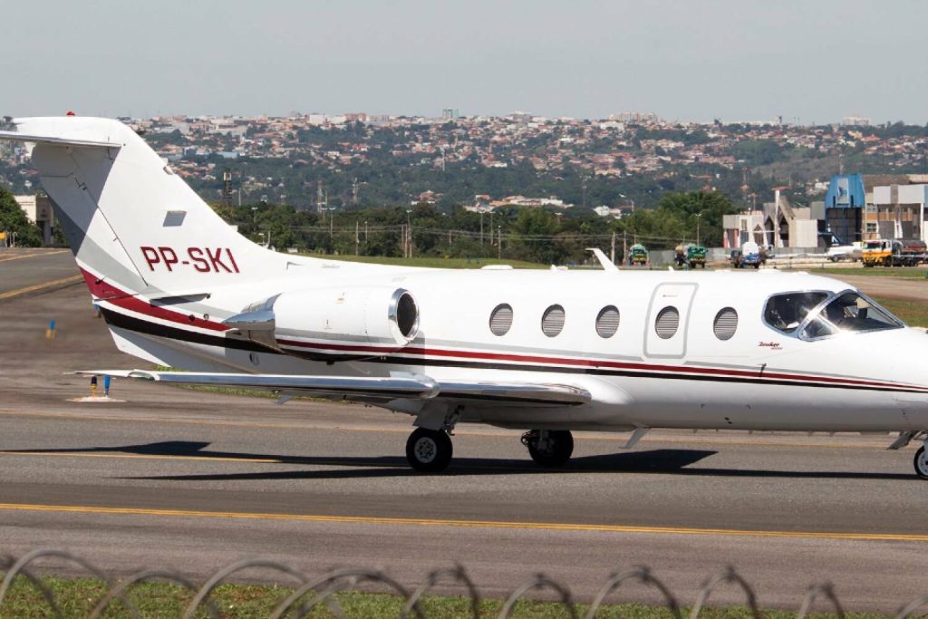 O avião da família Magalhães