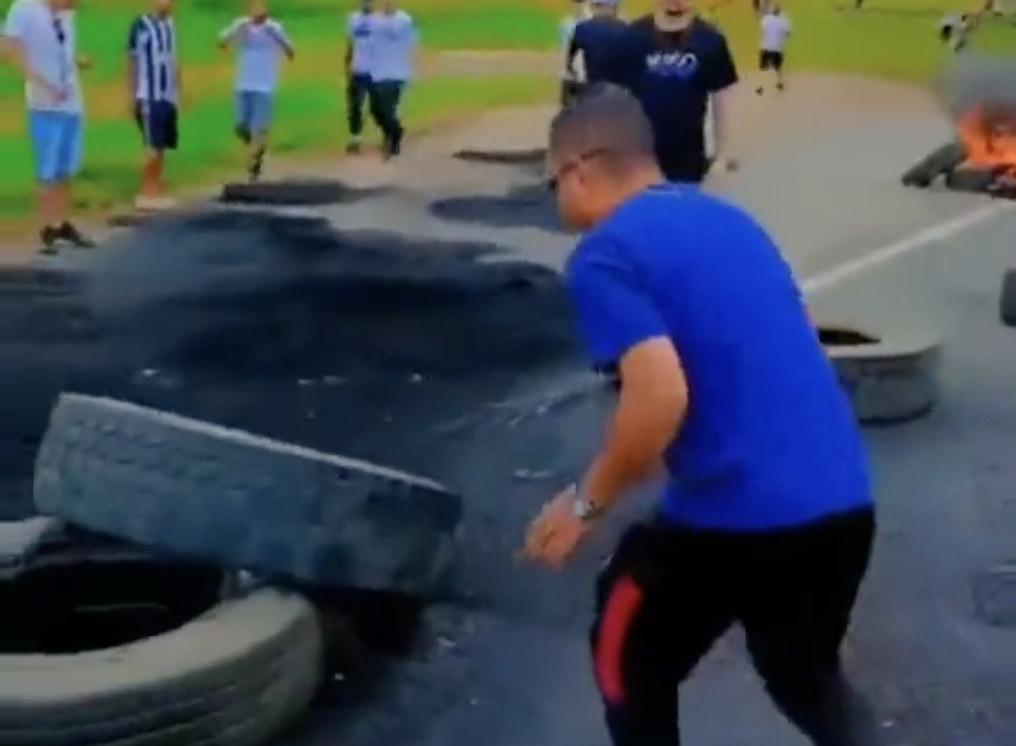 Furou a retranca na marra