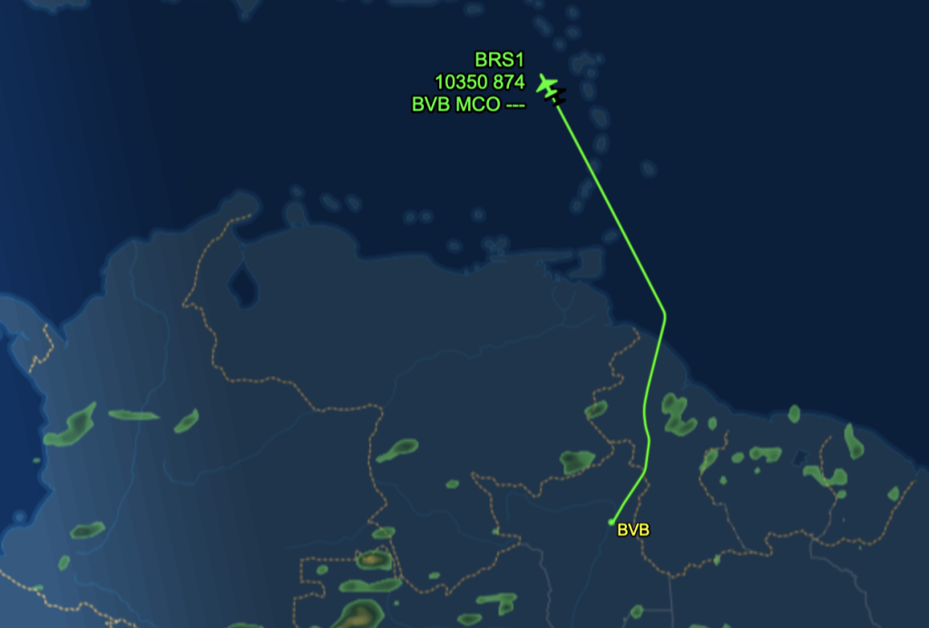 Sem Venezuela na rota