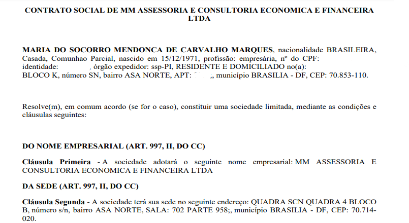 A MM não aparece na lista de empresas que funcionam no coworking